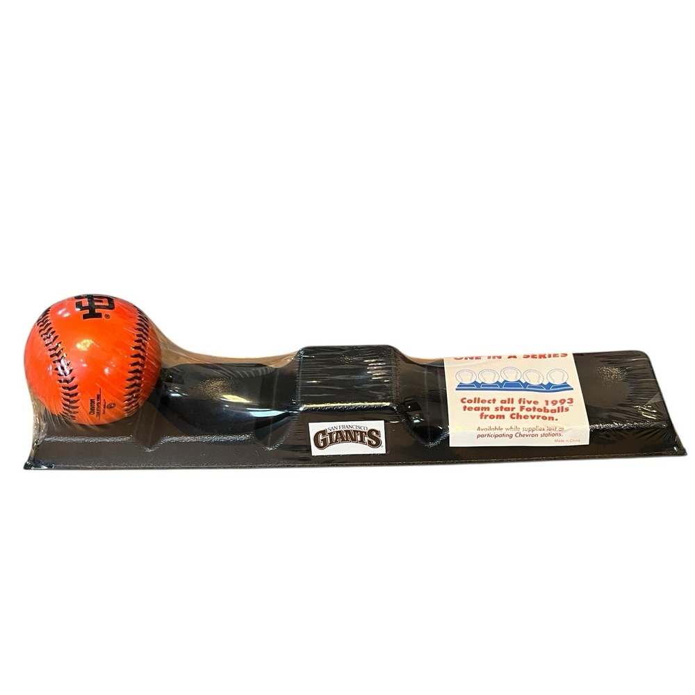 Vintage 1993 San Francisco Giants MLB Baseball Stand 1 Baseball Fotoballs Sealed